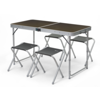 Berger Solo Picnic Table 60 x 120 cm + 4 stools