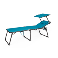 Berger Slimline Dreibein Sonnenliege hellblau