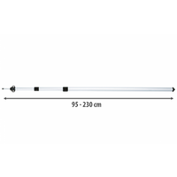 Barre de redressement télescopique pour tarp / voile d'ombrage (1 pièce) Berger