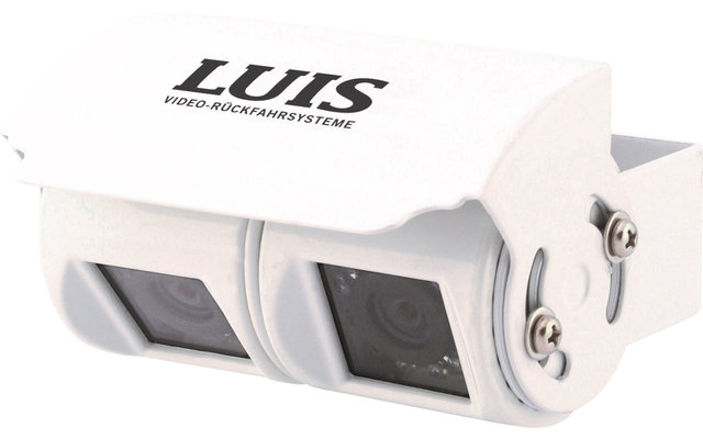 Luis Twin Professional sistema di retromarcia incl. monitor 7" 9 - 32 V bianco