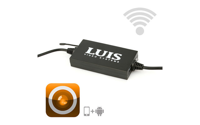 LUIS T5 achteruitrijsysteem voor iPhone en Android met bevestiging