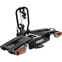 Thule EasyFold XT Kupplungs-Fahrradtr&auml;ger Silber Schwarz f&uuml;r 2 Fahrr&auml;der, E-Bike geeignet