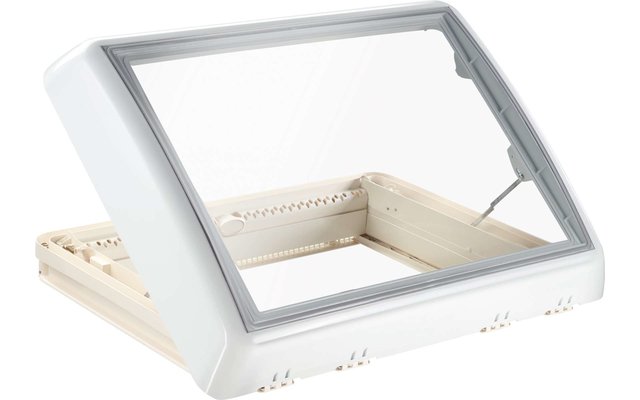  Dometic Midi Heki Style 700 x 500 mm Dachfenster weiß mit Handkurbel weiß mit Zwangsbelüftung