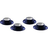 Coquetier set 4 pièces bleu Gimex