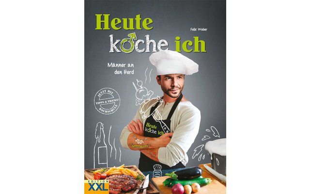 "Heute koche ich!" book Cook book for men