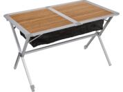 Berger Nera Bambus-Alu Rolltisch 115 x 75 cm 