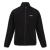 Schwarze Jacke mit Reißverschluss und zwei seitlichen Taschen