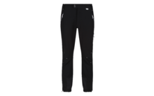 Pantalon extérieur noir avec poches zippées et fermeture à bouton