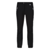 Zwarte outdoorbroek met ritssluitingen en knoopsluiting