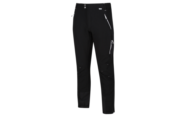Zwarte lange broek met ritszakken