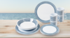 Brunner Bluebay Melamingeschirr-Set 16-tlg.