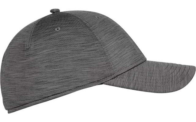 Cappellino da baseball grigio in tessuto