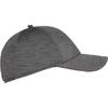 Cappellino da baseball grigio in tessuto