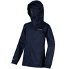 Dunkelblaue Regenjacke mit Kapuze