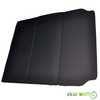 Dark gray rectangular mat with a beveled corner