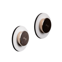 Silwy Smart Magnet-Pins inkl. Metall Nano Gel Pads Weiß