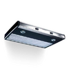 Ceiling light with rectangular design and white covers