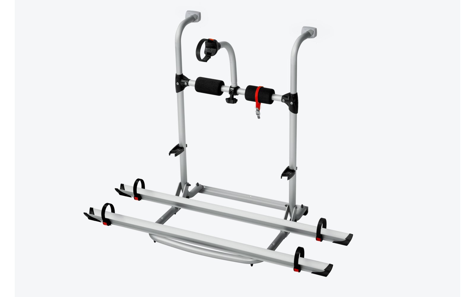 Porte-vélos en métal avec supports et fixations