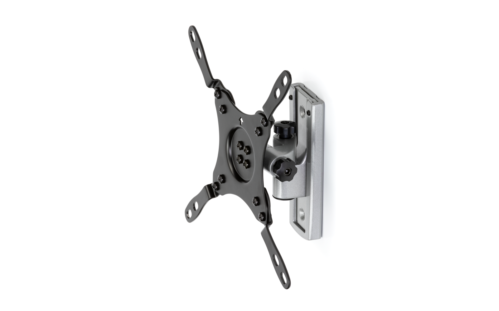 Support mural pivotant pour écran plat avec quatre bras de fixation en métal