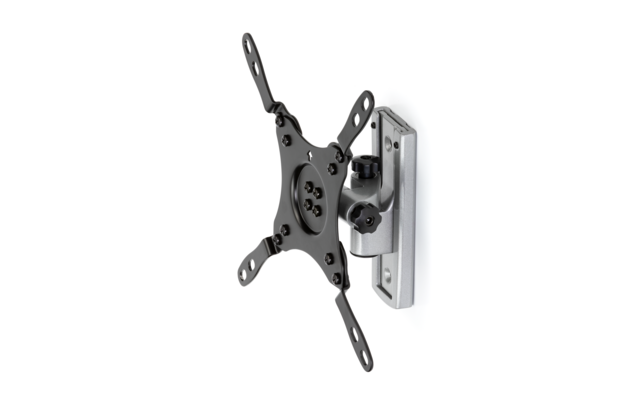 Support mural pivotant pour écran plat avec quatre bras de fixation en métal