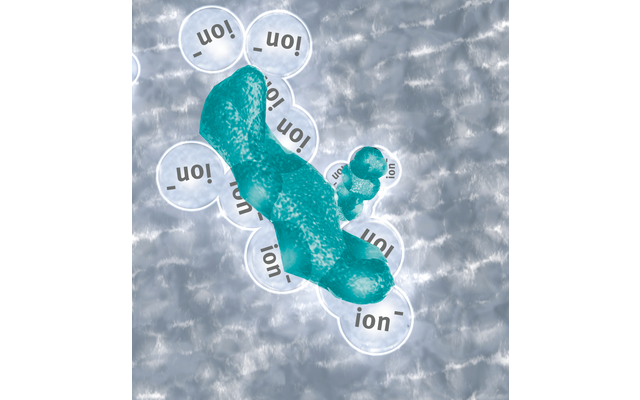 Aufblasbarer, grüner Alligator auf Wasser mit reflektierendem Licht