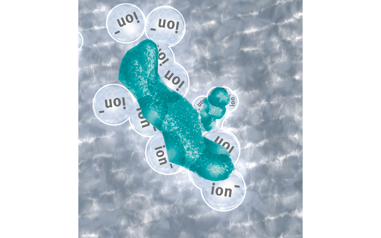 Aufblasbarer, grüner Alligator auf Wasser mit reflektierendem Licht