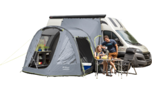 Parapluie bleu sur fond blanc