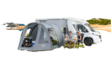 Berger Touring Air XL Reisemobil- / Kastenwagen aufblasbares Vorzelt mit Moskitotür und fest eingebauten Boden