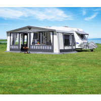 Dwt Tango Saison- und Ganzjahresvorzelt weiß / grau 1151 - 1180 cm; 240 cm