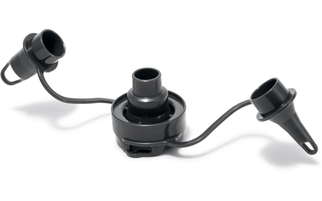 Schwarze kabellose In-Ear-Kopfhörer auf weißem Hintergrund