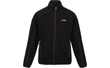 Schwarze Jacke mit Reißverschluss und zwei seitlichen Taschen