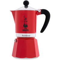 Bialetti Espressozubereiter Rainbow rot 3 Tassen 150 ml