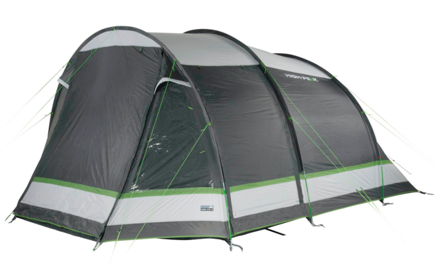 Ein großer, blauer Elefant mit einem kleinen gelben Vogel auf dem Rücken