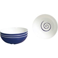 Gimex Twist Müslischale 4er Set Blau