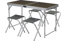 Set Berger Solo tavolo da picnic + 4 sgabelli 60 x 120 cm