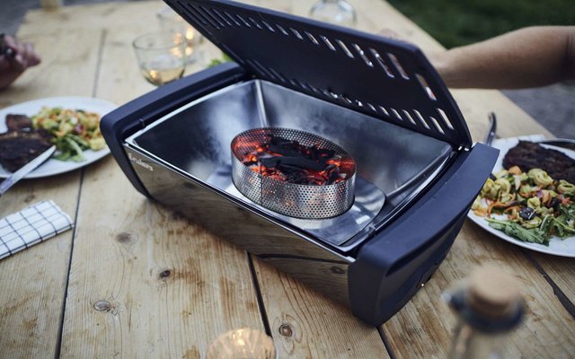 Enders Aurora Mirror Charcoal Table Barbecue