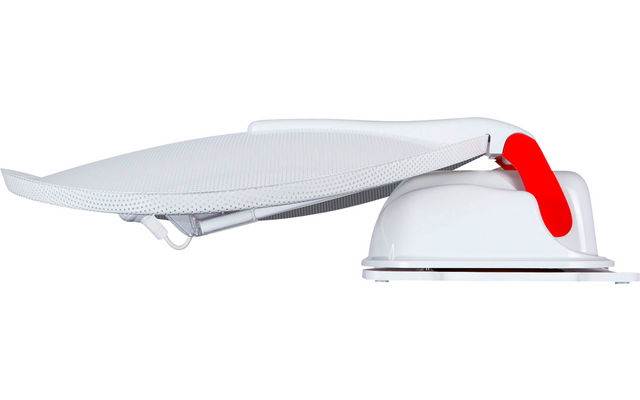 Weiße Brieföffner mit rotem Hebel