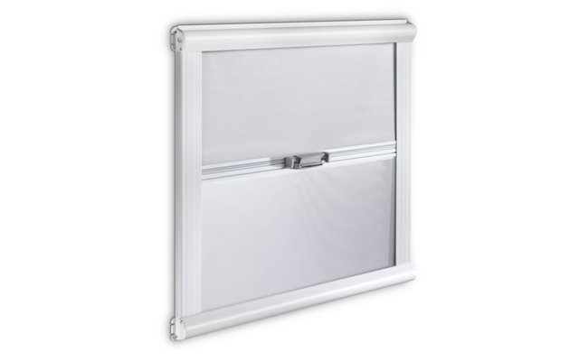 Weiße Wandlampe mit rechteckigem Lichtaustritt