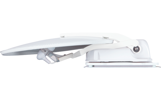 White stapler on white background