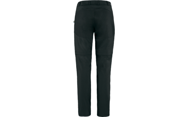 Schwarze Hose von hinten aufgenommen