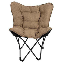 Recliner Chair Beige Bo-Camp Grainger M