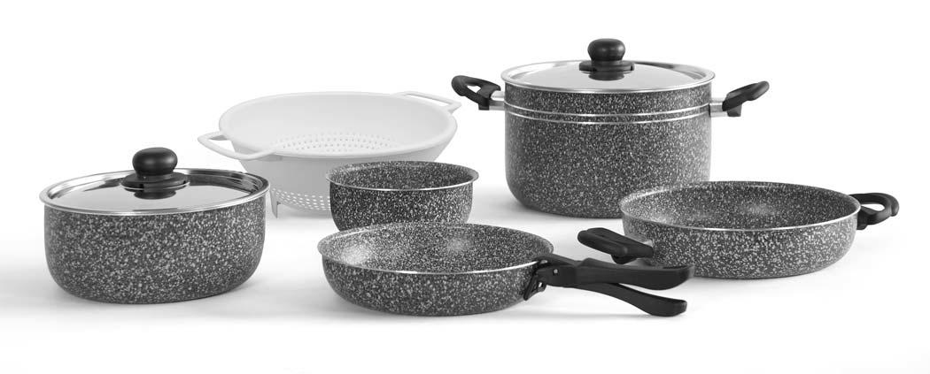 Berger Topfset Stone-Rock 10tlg