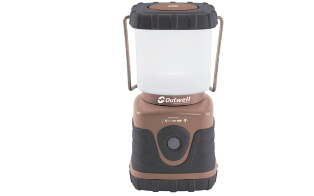 Electric blender with clear container and brown base