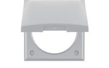 Cover frame with folding lid