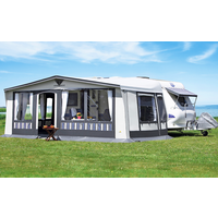 Dwt Tango Saison- und Ganzjahresvorzelt wei&szlig; / grau  881 - 910 cm; 240 cm