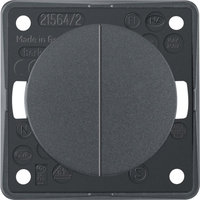 Berker rocker switch anthracite