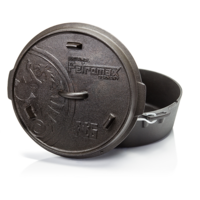 Petromax Dutch Oven Vuurpot 5,5 liter met deksel en vlakke bodem