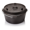 Petromax Dutch Oven Feuertopf 7,5 Liter mit Deckel und planer Boden