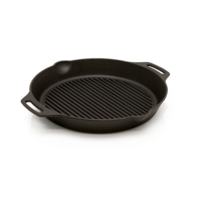 Petromax GP35h Gusseisen Grill-Feuerpfanne mit zwei Henkeln 35 cm