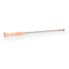 Un bate de béisbol de madera sobre fondo blanco